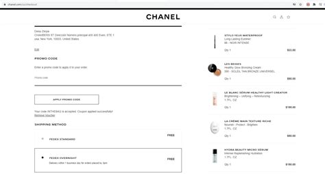 chanel discount code 2016